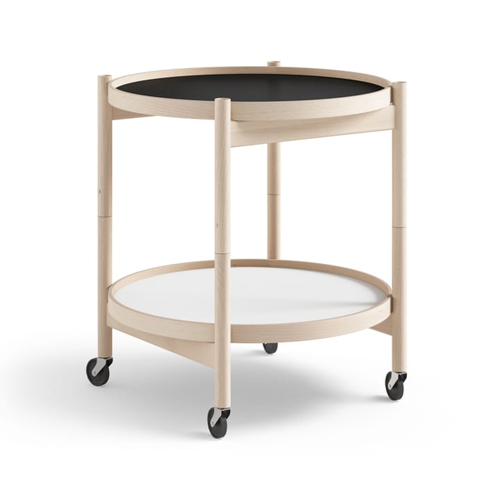 Table roulante Bølling Tray Table model 50 - base, structure en hêtre non traité - Brdr. Krüger