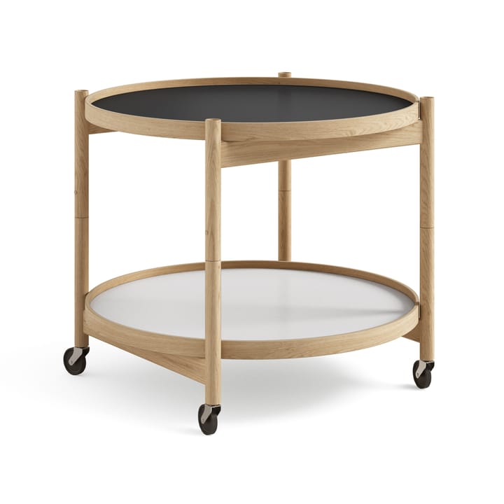 Table roulante Bølling Tray Table model 60 - base, structure en chêne huilé - Brdr. Krüger