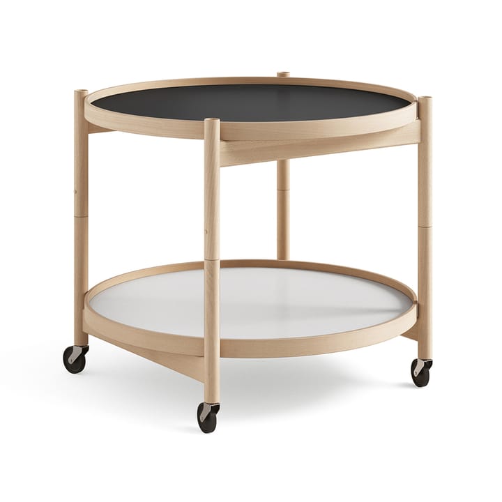 Table roulante Bølling Tray Table model 60 - base, structure en hêtre huilé - Brdr. Krüger