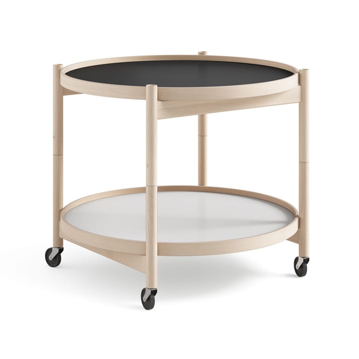 Table roulante Bølling Tray Table model 60 - base, structure en hêtre non traité - Brdr. Krüger