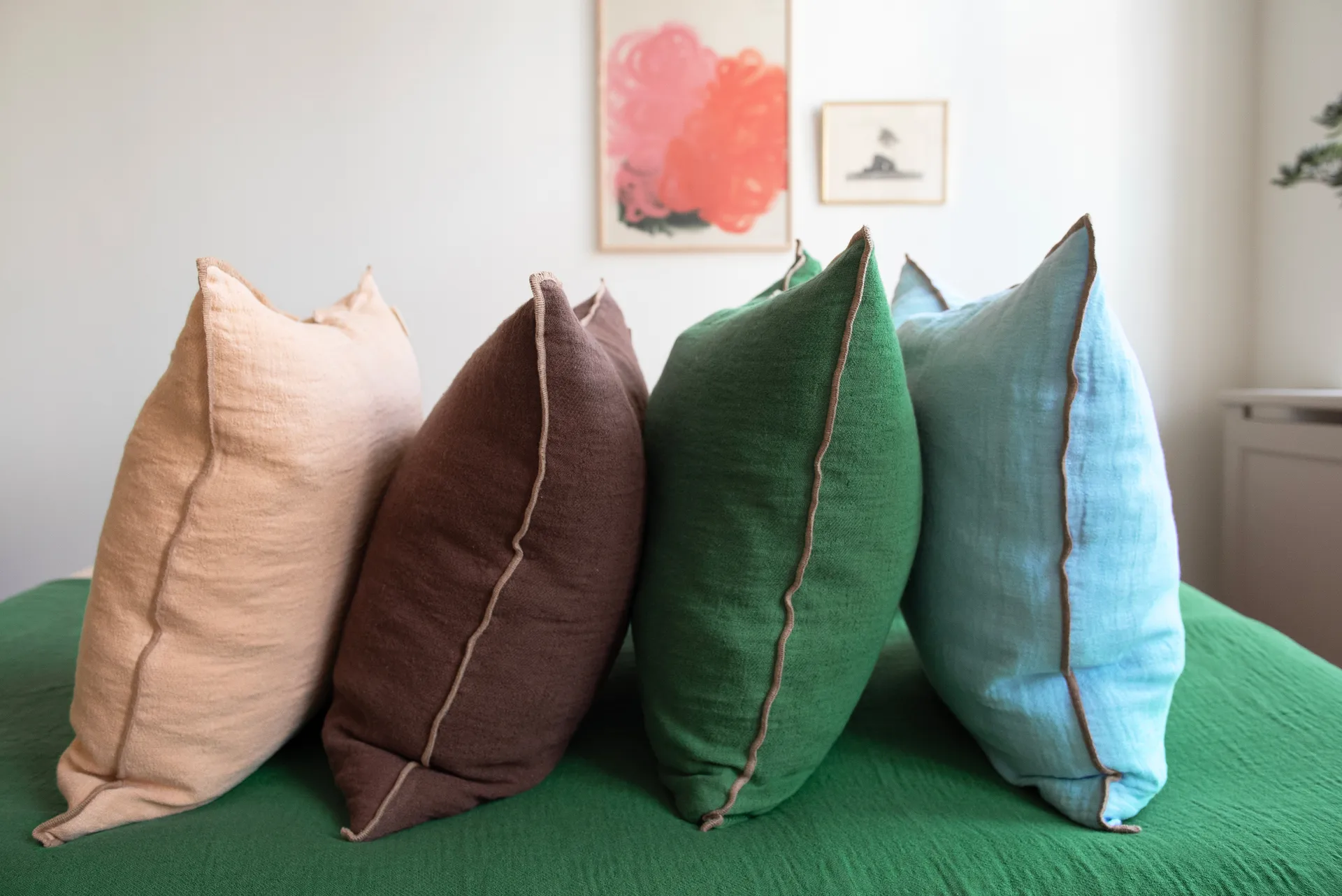 Coussin Evy, Cobalt, 50x50 cm Brita Sweden