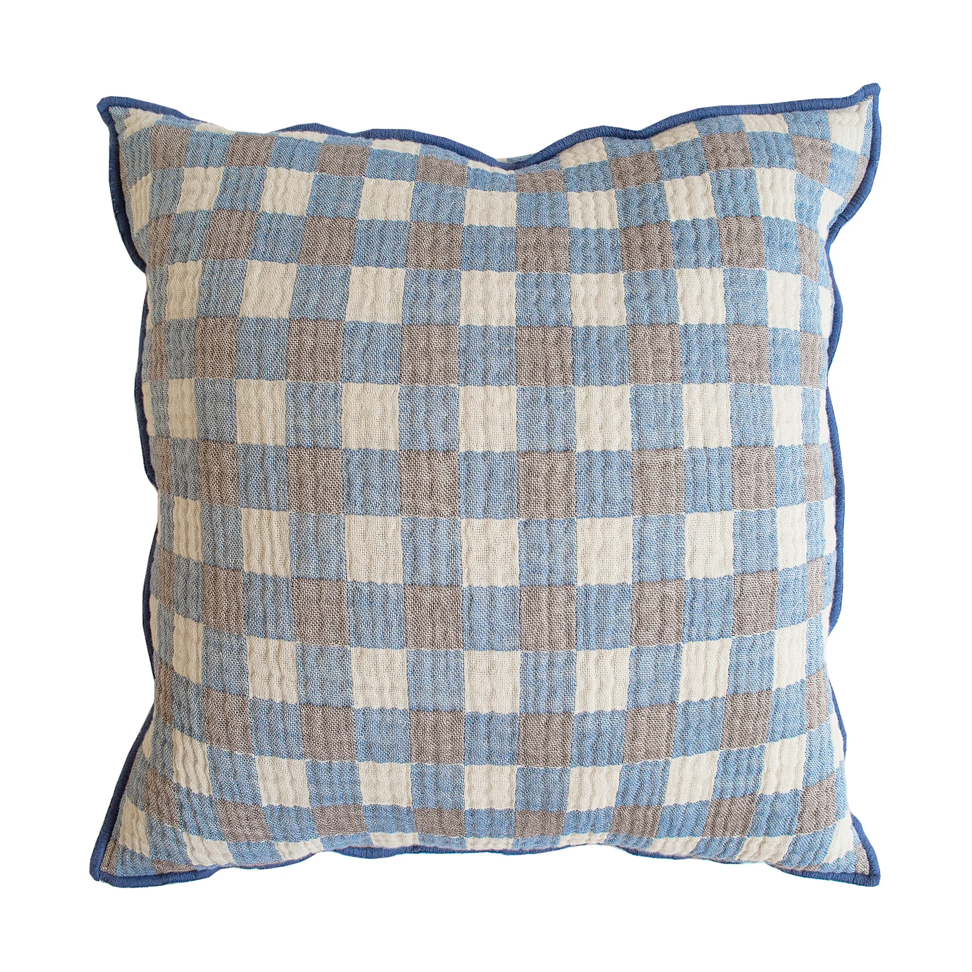 Coussin Pomme, Blue, 50x50 cm Brita Sweden