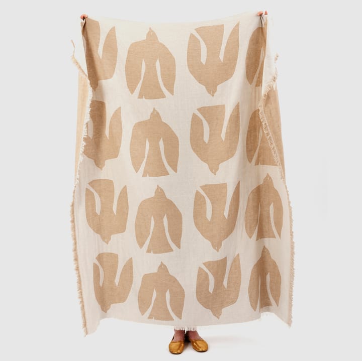 Couverture en laine Early bird 130 x 170 cm, Sand Brita Sweden