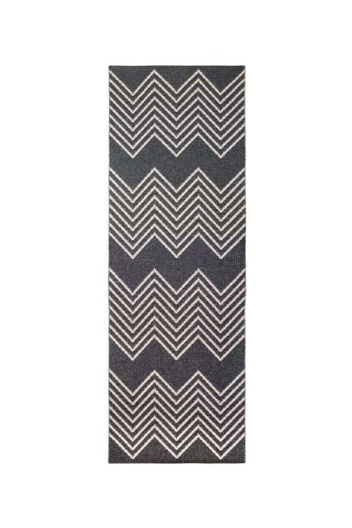 Mini tapis Mono en plastique 70 x 150 cm - beluga (noir/gris) - Brita Sweden