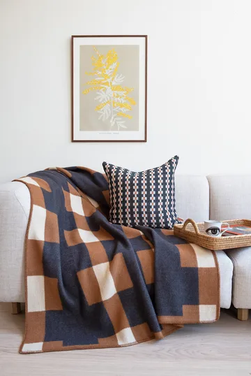 Plaid Marta - Brown, 180x130 cm - Brita Sweden