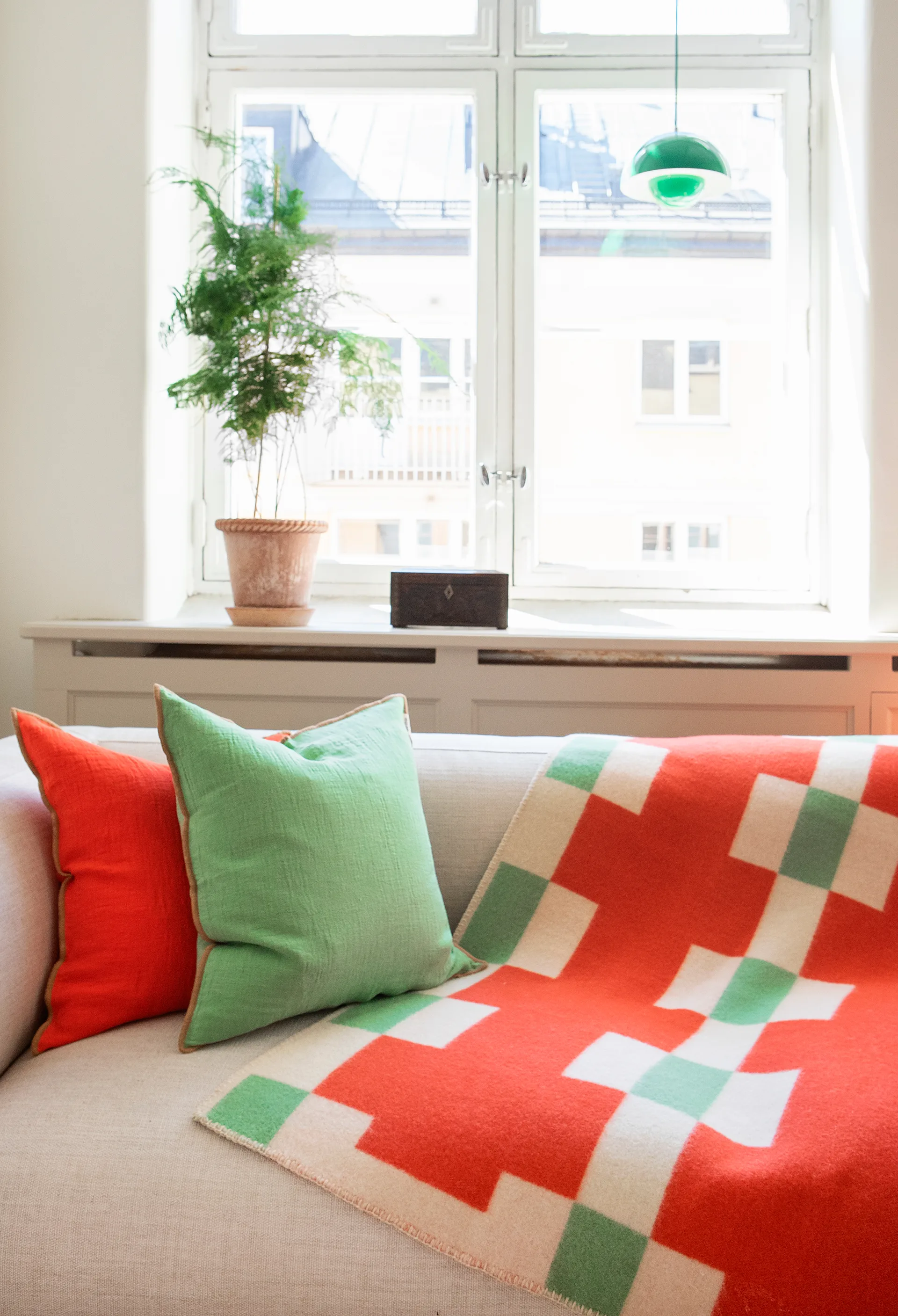 Plaid Marta, Red, 180x130 cm Brita Sweden