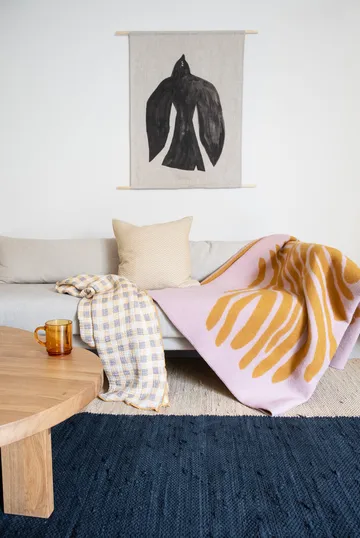 Plaid Pine - Pink, 180x130 cm - Brita Sweden