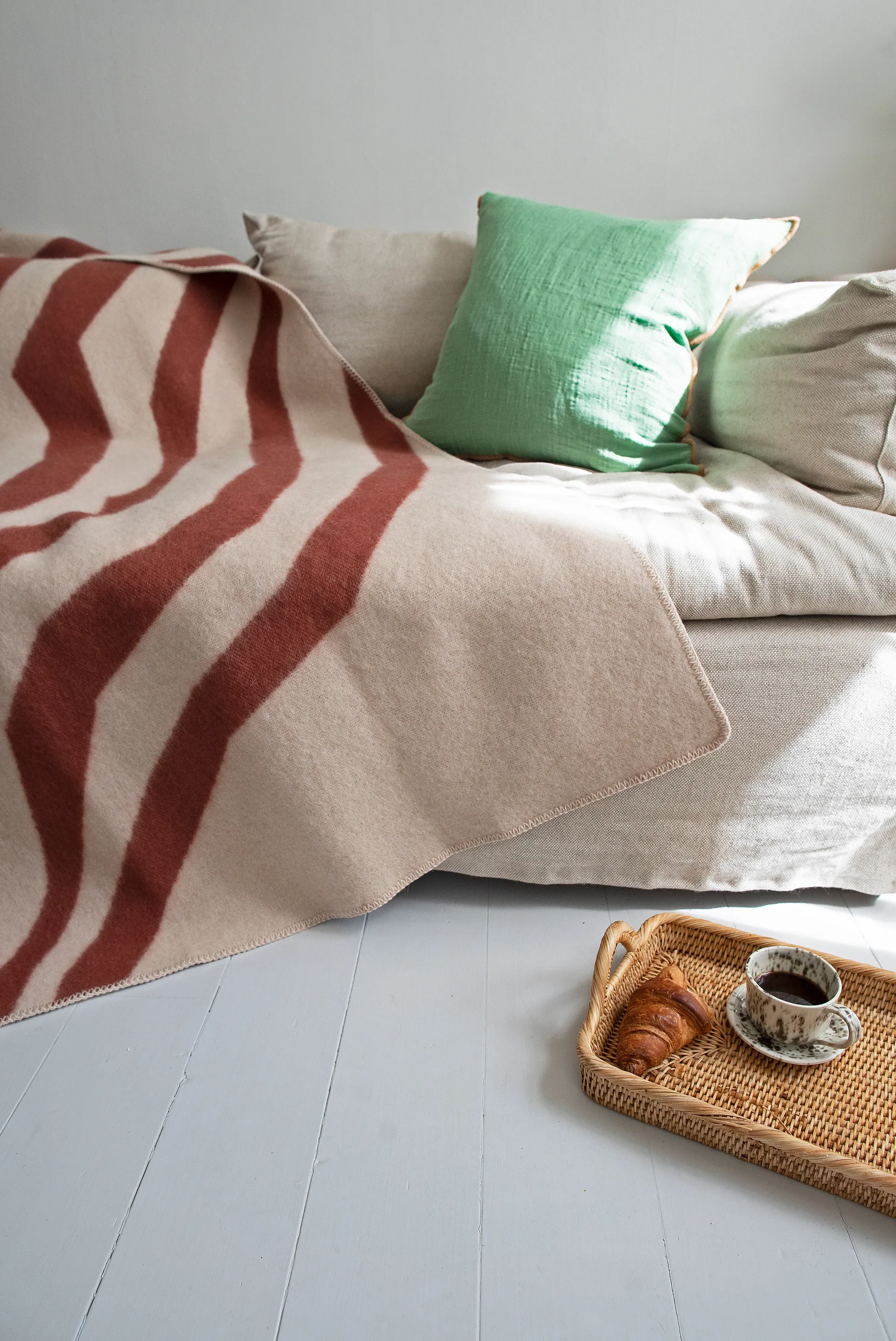 Plaid Pugh, Brown, 200x130 cm Brita Sweden