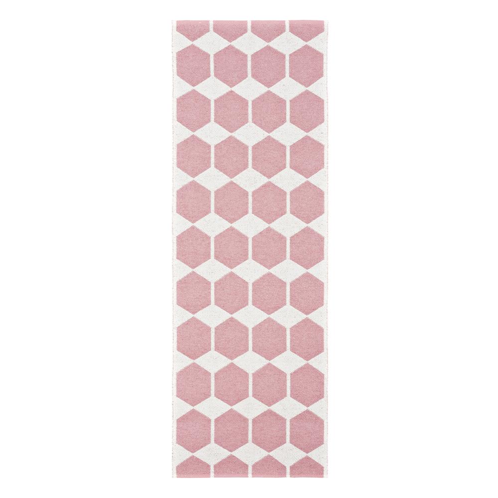 Brita Sweden Tapis Anna rose 70x260 cm | Design Scandinave | Tapis en plastique | Rose
