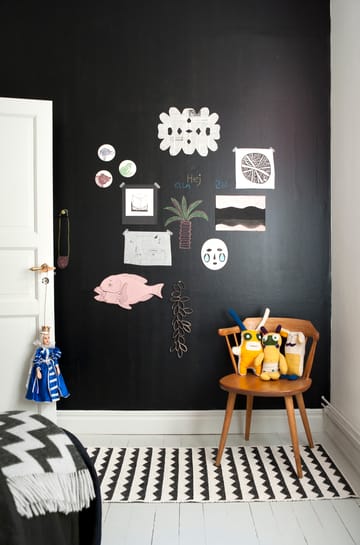 Tapis Gittan noir - 70x100 cm - Brita Sweden