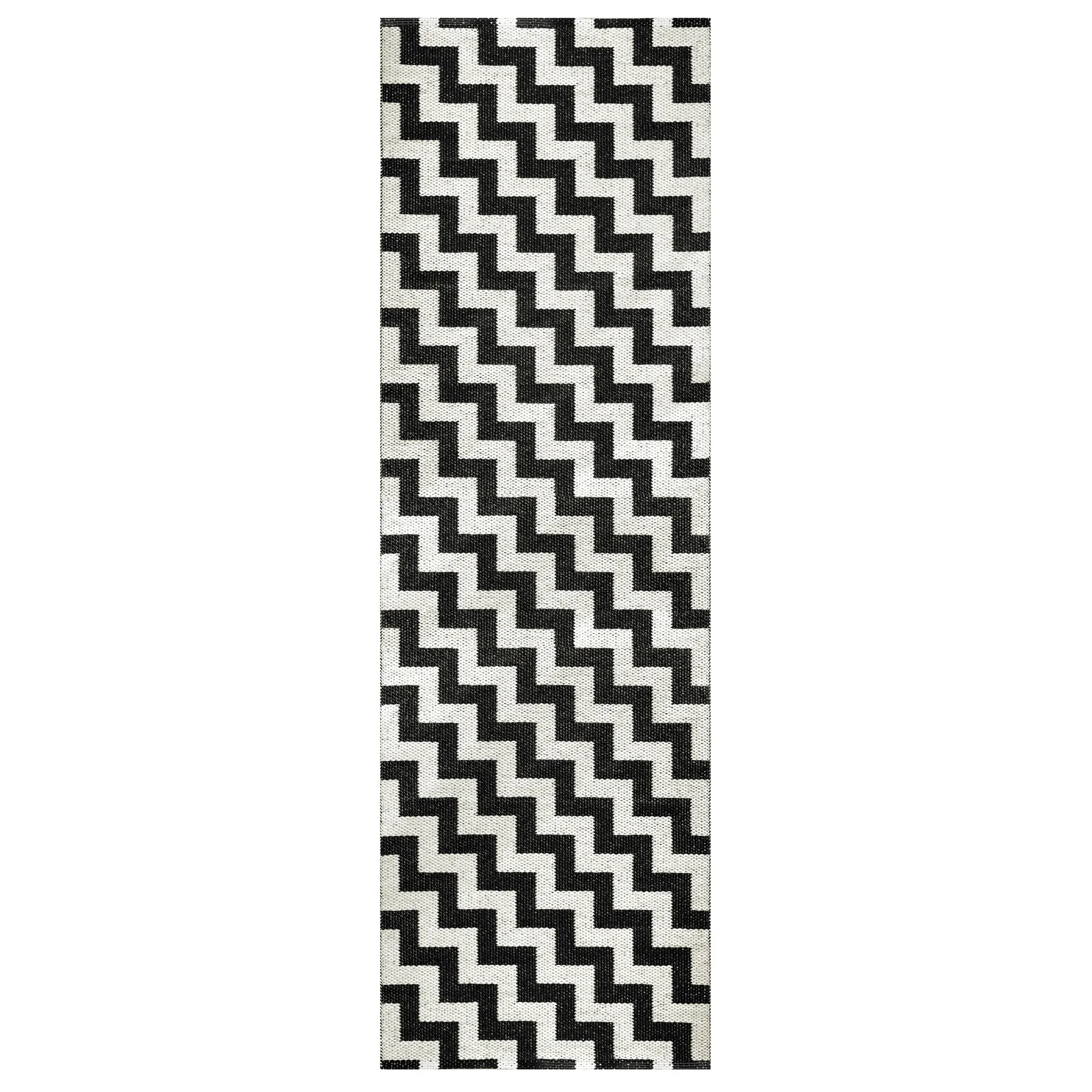 Tapis Gunnel noir, 70x150 cm Brita Sweden