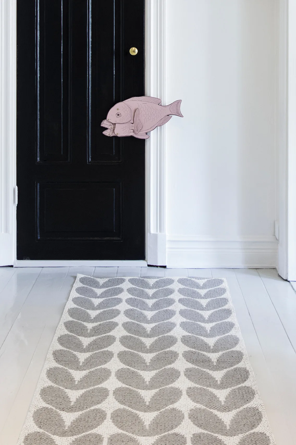 Tapis Karin gris béton, 70x200 cm Brita Sweden