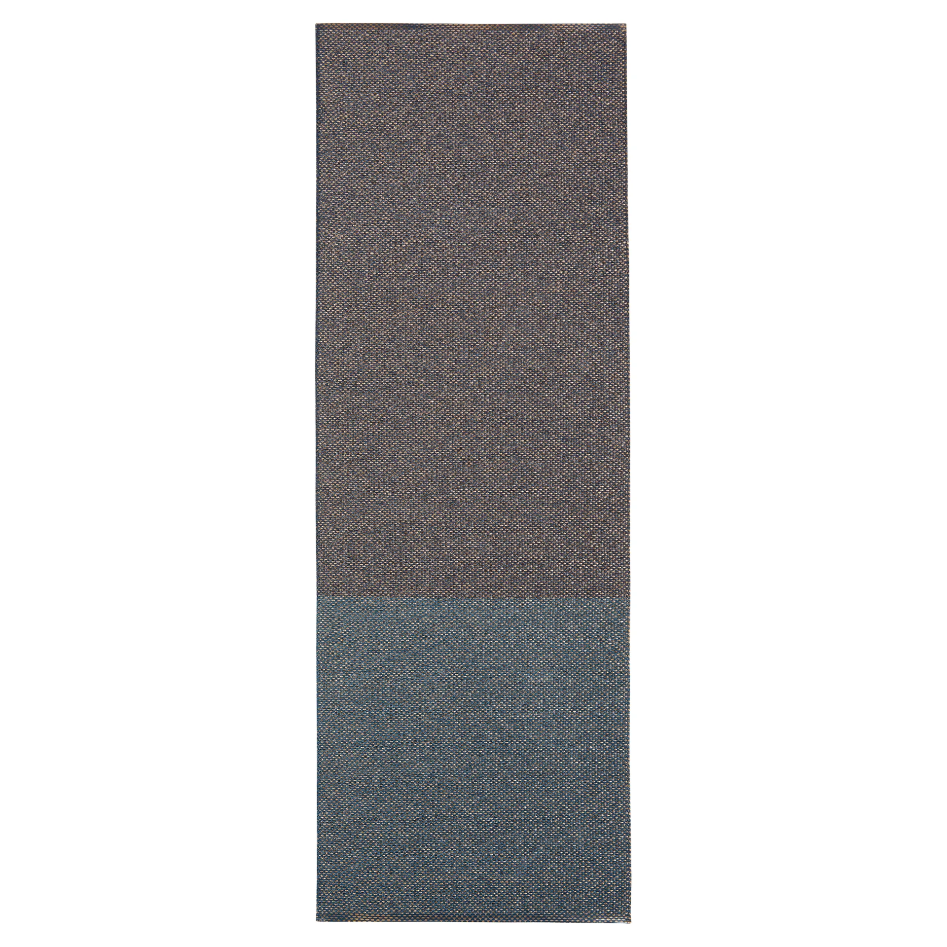 Tapis Moor midnight metallic (bleu-brons), 70x200 cm Brita Sweden