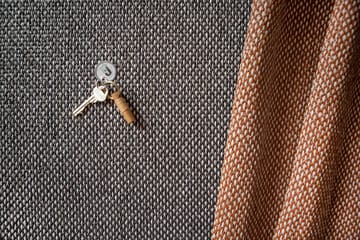 Tapis Moor mud (noir-terrakotta) - 70x200 cm - Brita Sweden