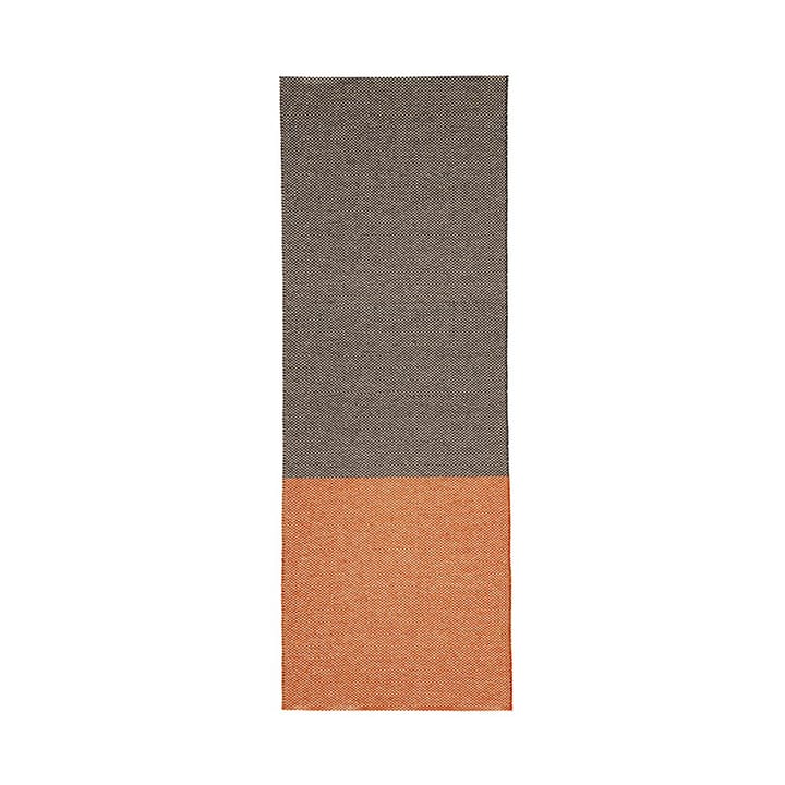 Tapis Moor mud (noir-terrakotta) - 70x300 cm - Brita Sweden