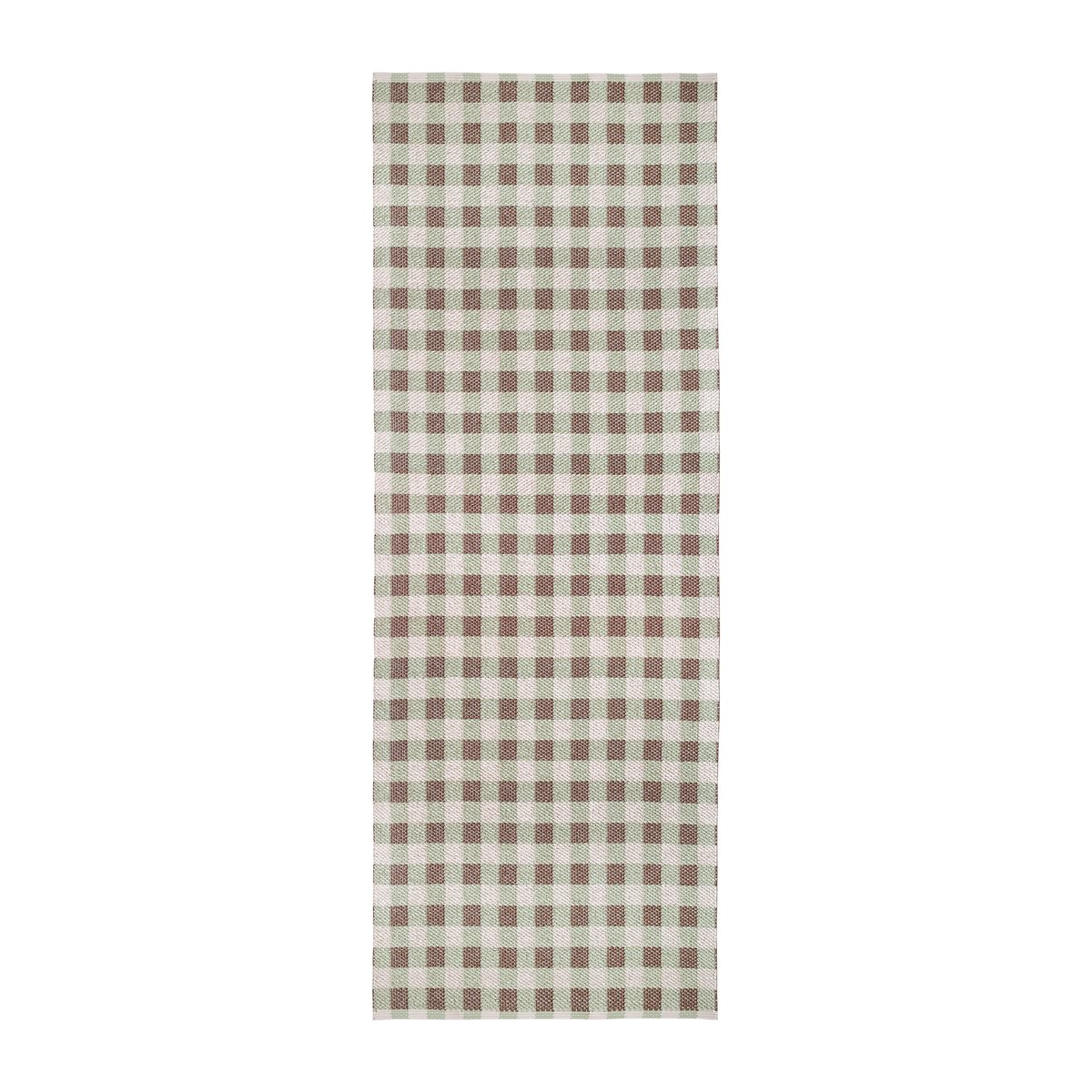 Brita Sweden Tapis Poppy green 70x150 cm | Design Scandinave | Tapis en plastique | Beige