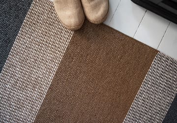Tapis Seasons cacao (marron-noir) - 70x250 cm - Brita Sweden