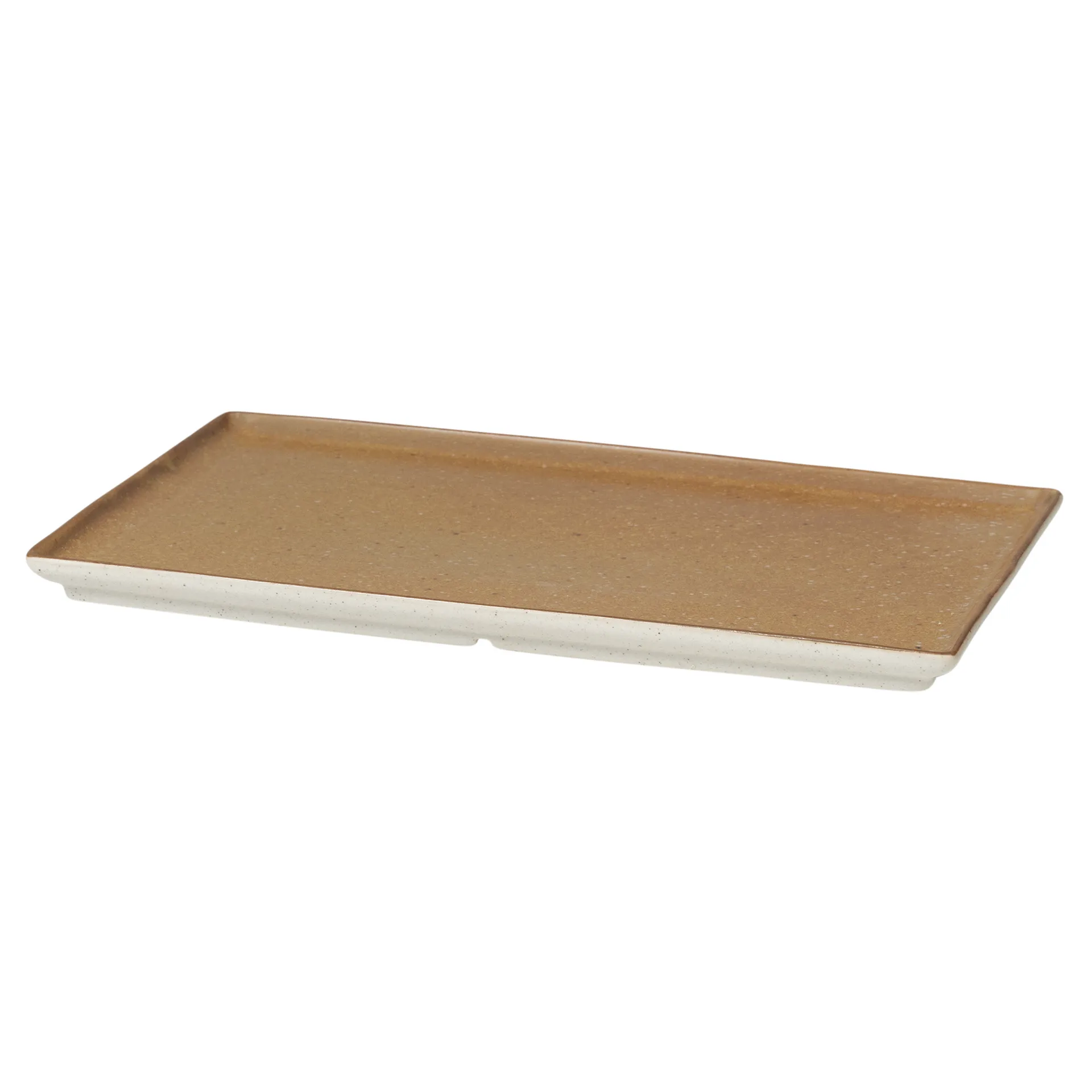 Assiette Eli 15x26 cm, Caramel brown Broste Copenhagen