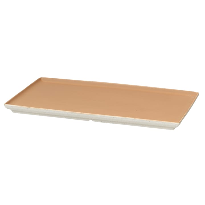 Assiette Eli 15x26 cm - Matte soft light camel - Broste Copenhagen