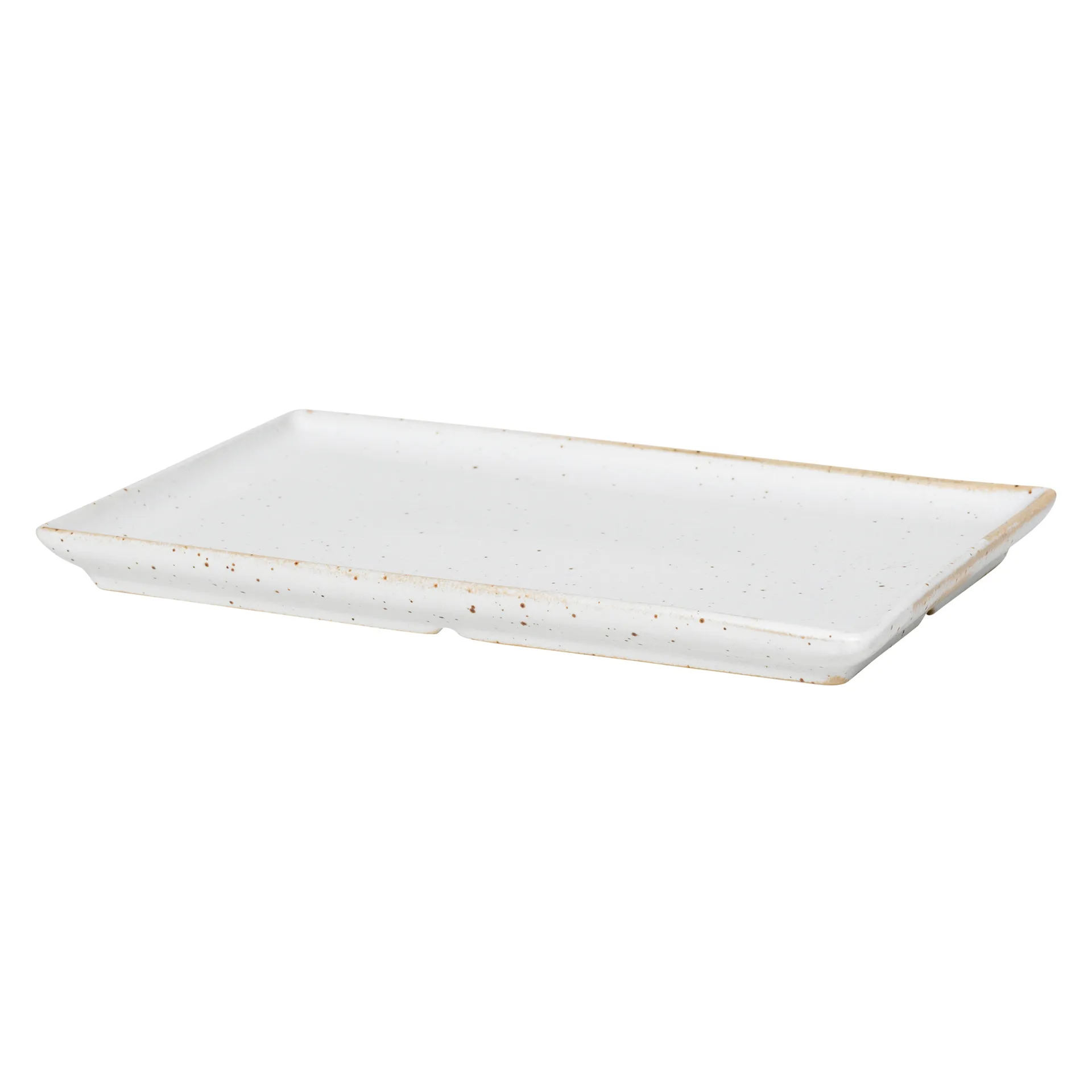 Assiette Eli 17,6x20 cm, Matte soft light grey Broste Copenhagen