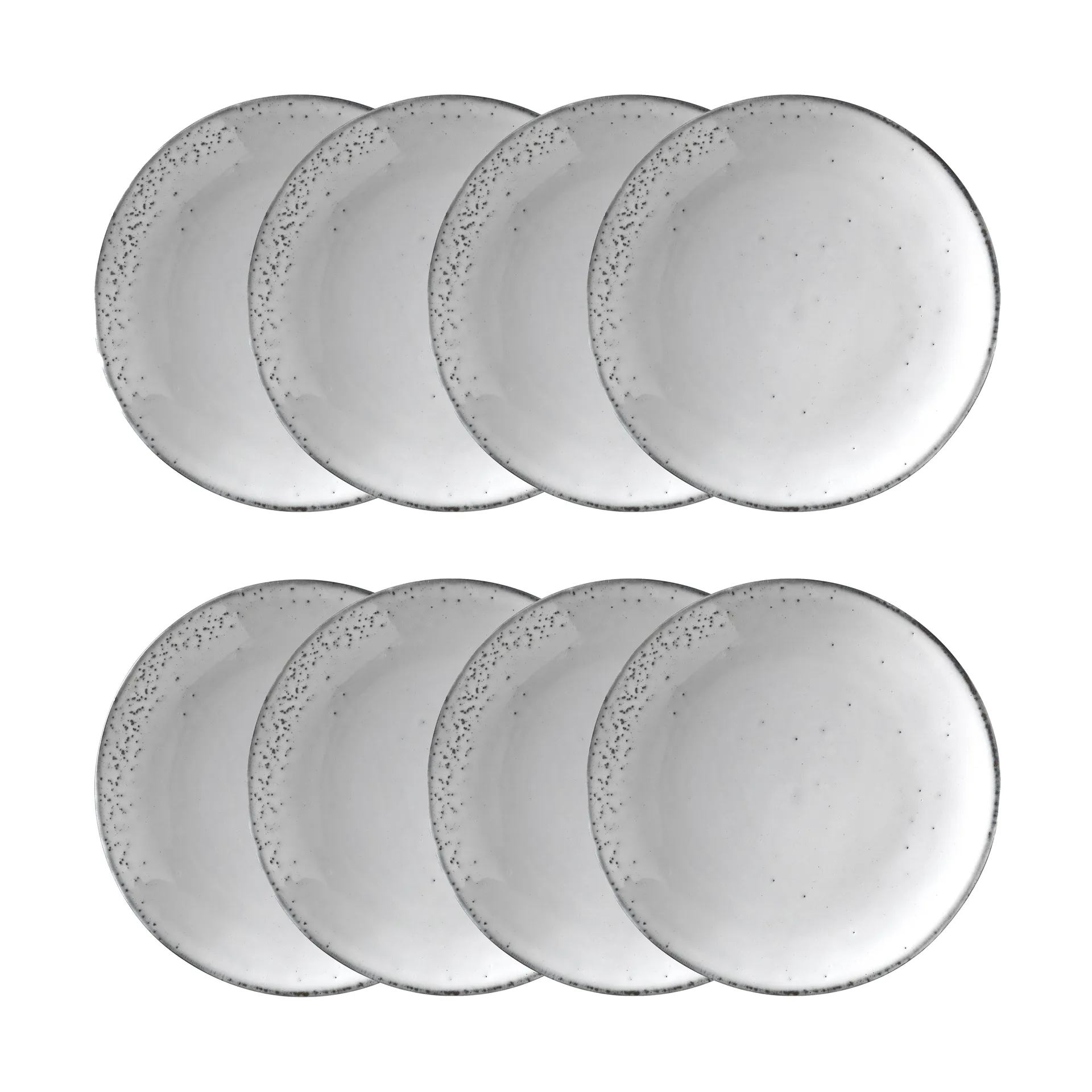 Assiette Nordic Sand Ø20 cm lot de 8 Broste Copenhagen