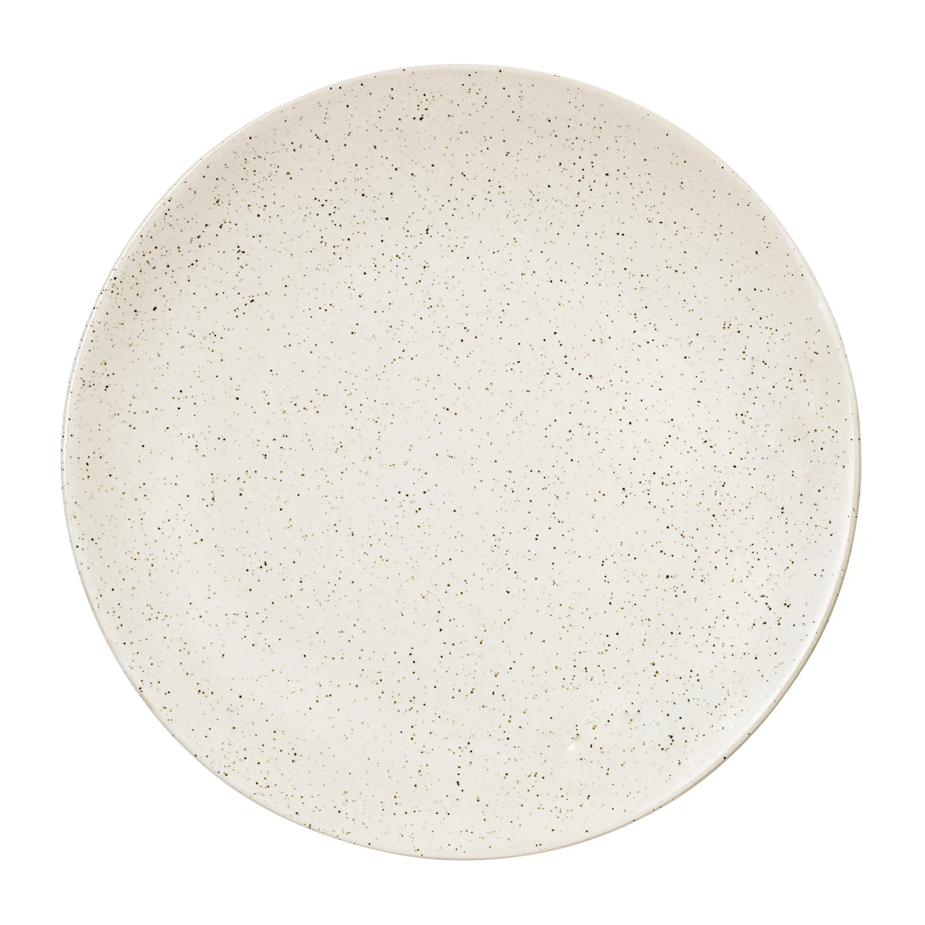 Assiette Nordic Vanilla Ø26 cm, Cream with grains Broste Copenhagen