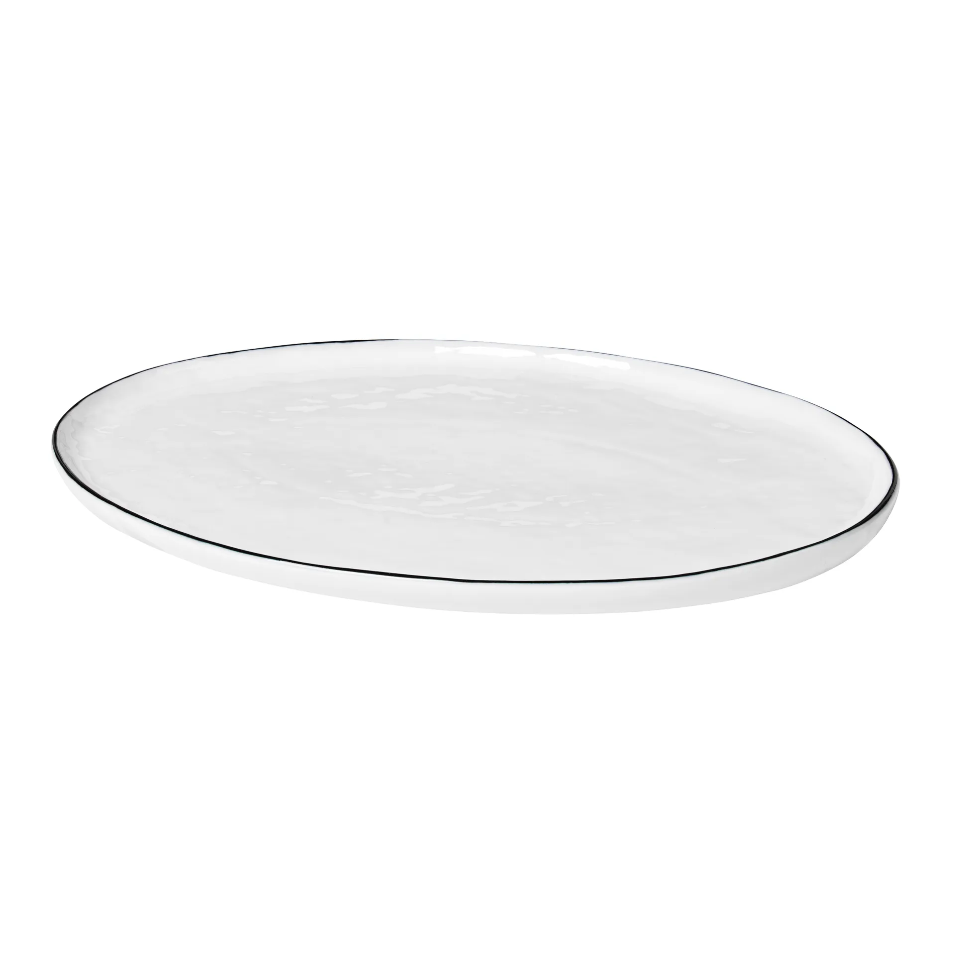Assiette ovale Salt, 20x30 cm Broste Copenhagen