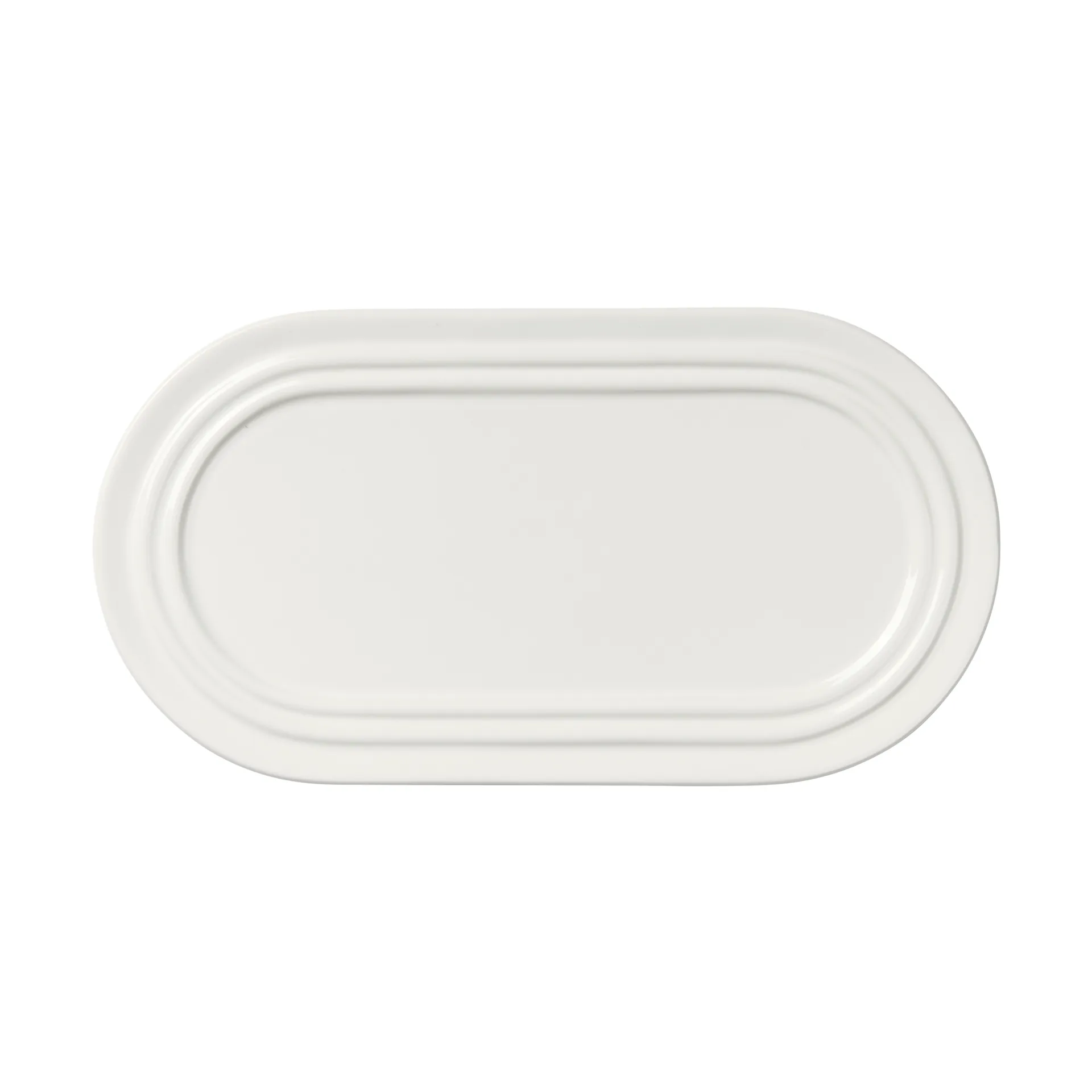 Assiette ovale Stevns 27,5 cm, Chalk white Broste Copenhagen