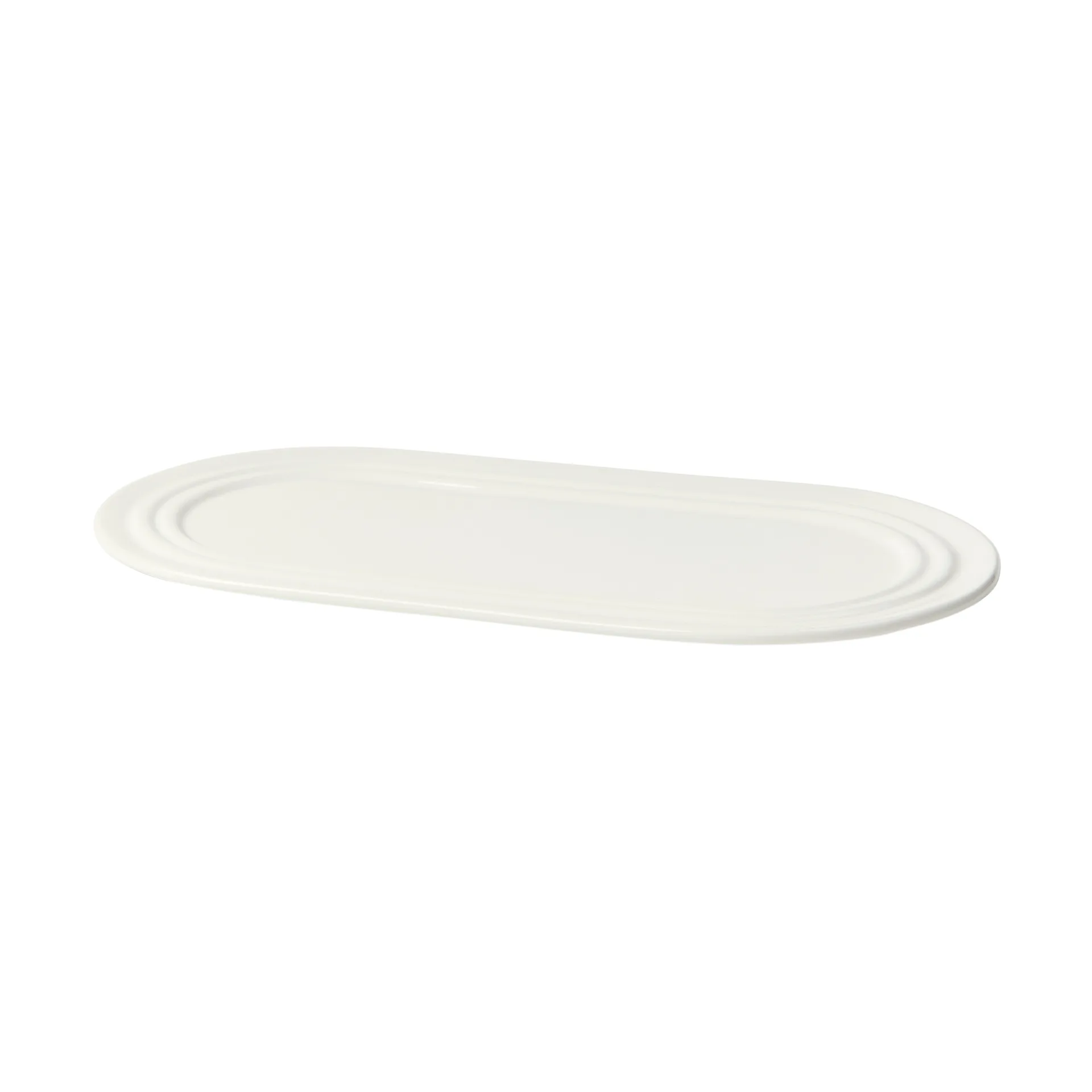 Assiette ovale Stevns 27,5 cm, Chalk white Broste Copenhagen