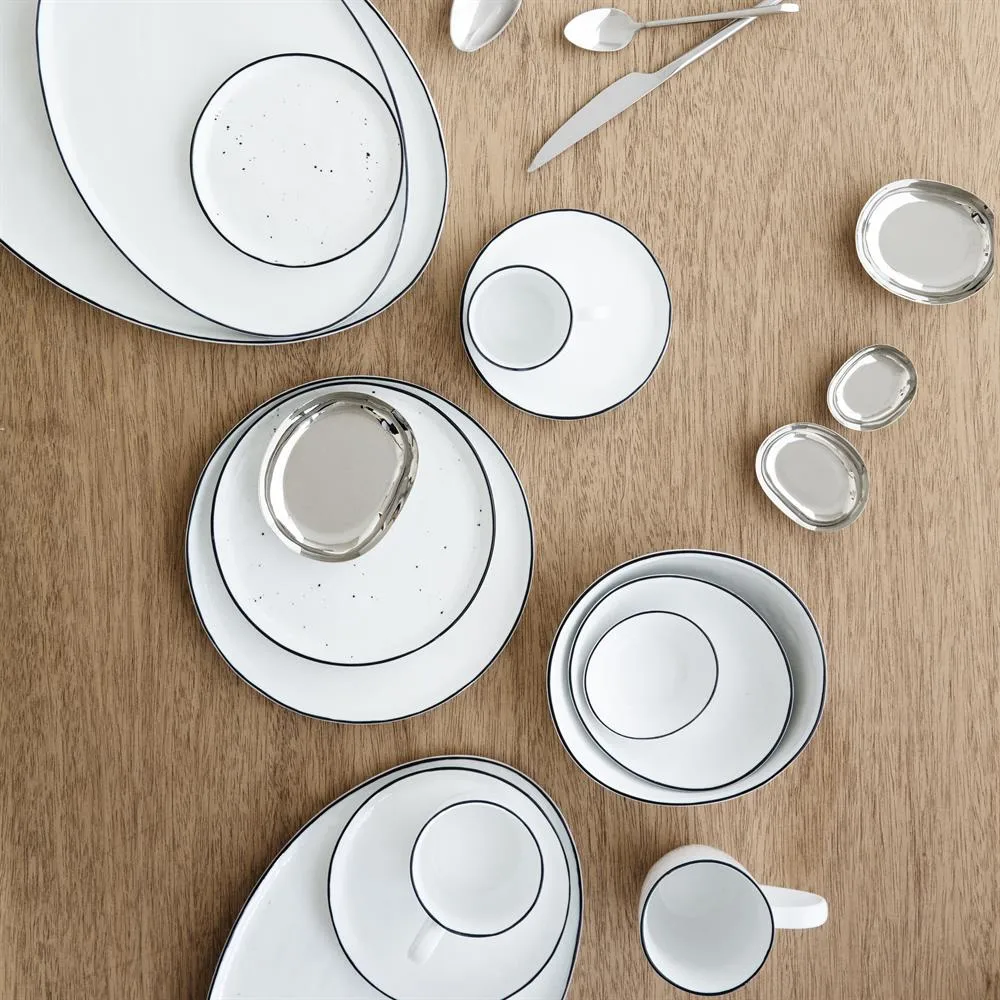 Assiette Salt avec pois, Ø 28 cm Broste Copenhagen