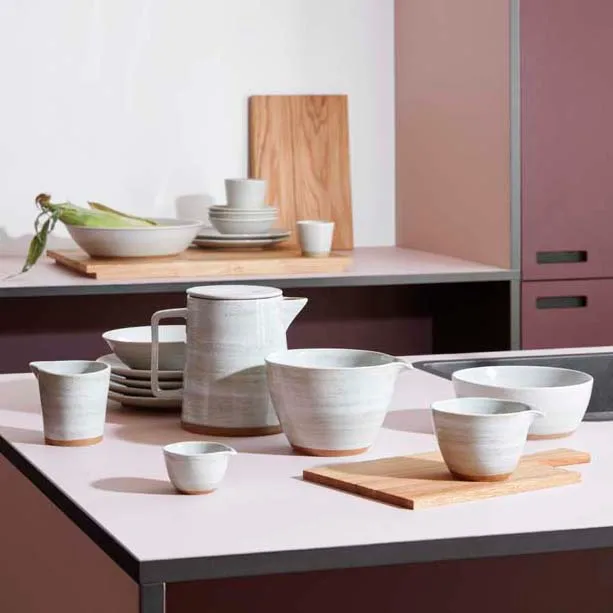 Bol à bec verseur Grød Ø 16 cm, Sable Broste Copenhagen