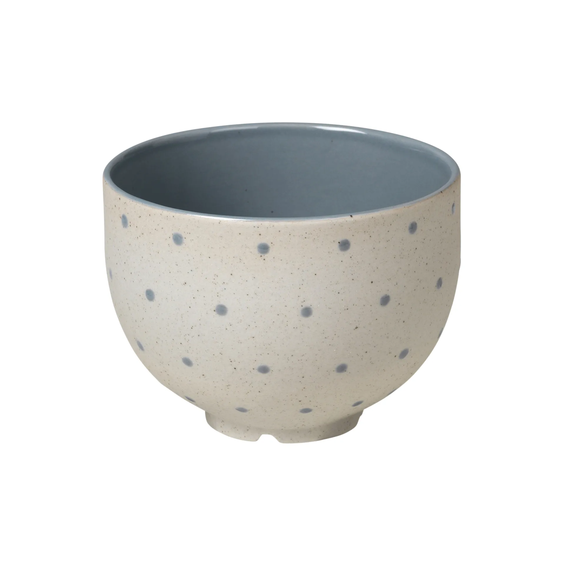 Bol Eli Ø11 cm, Soft blue dots Broste Copenhagen