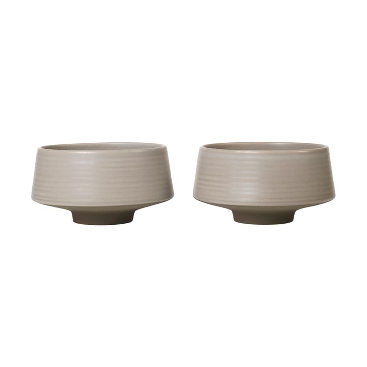 Bol Miko Ø14 cm lot de 2 - Warm grey - Broste Copenhagen