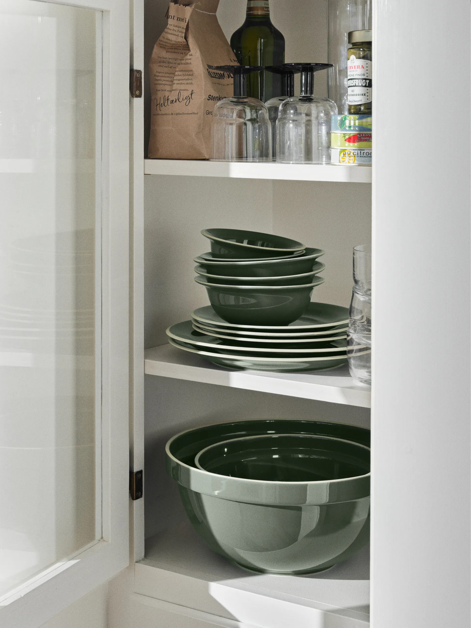 Bol Taverna Ø17 cm, Green Broste Copenhagen