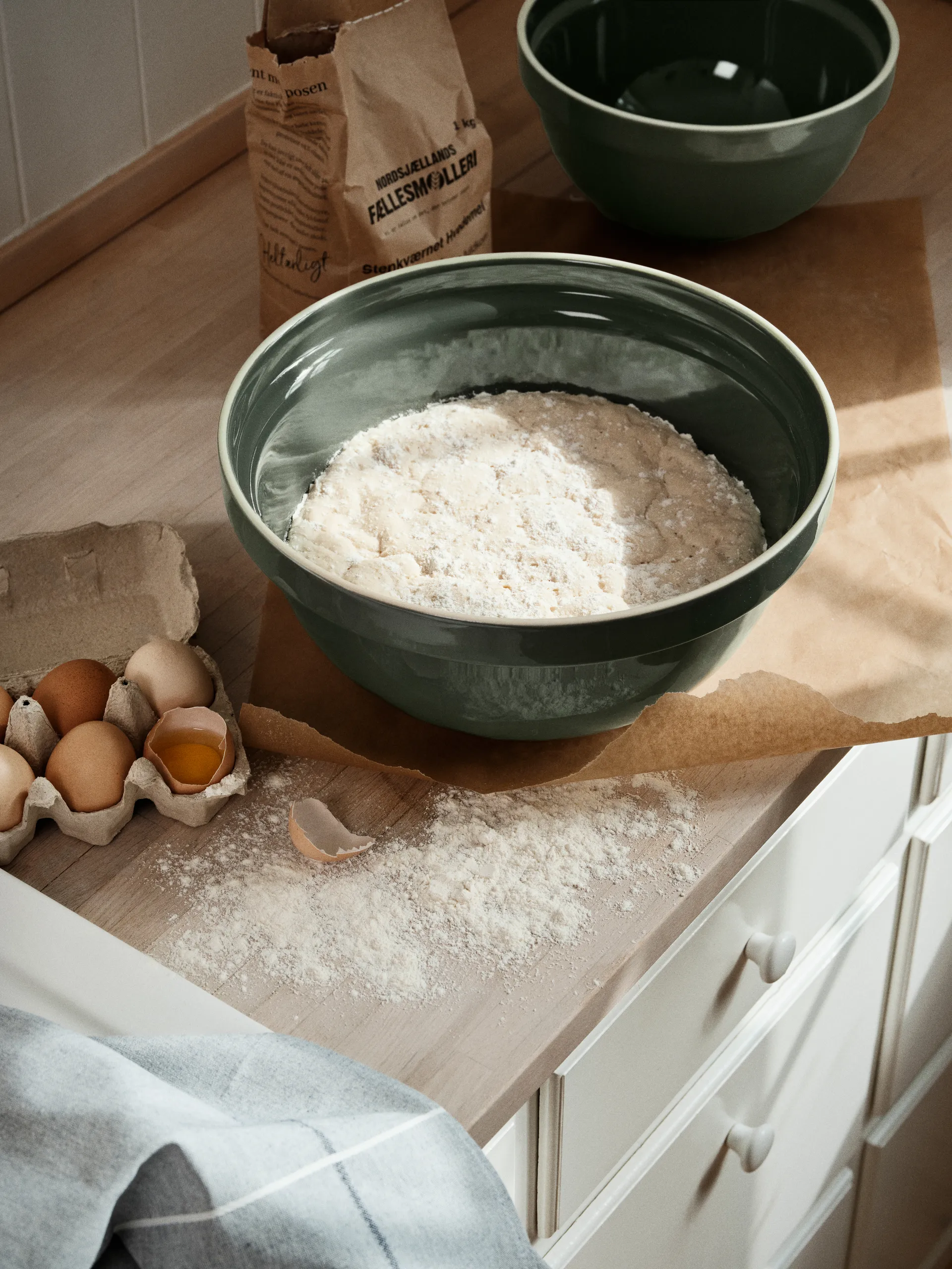 Bol Taverna Ø31 cm, Green Broste Copenhagen