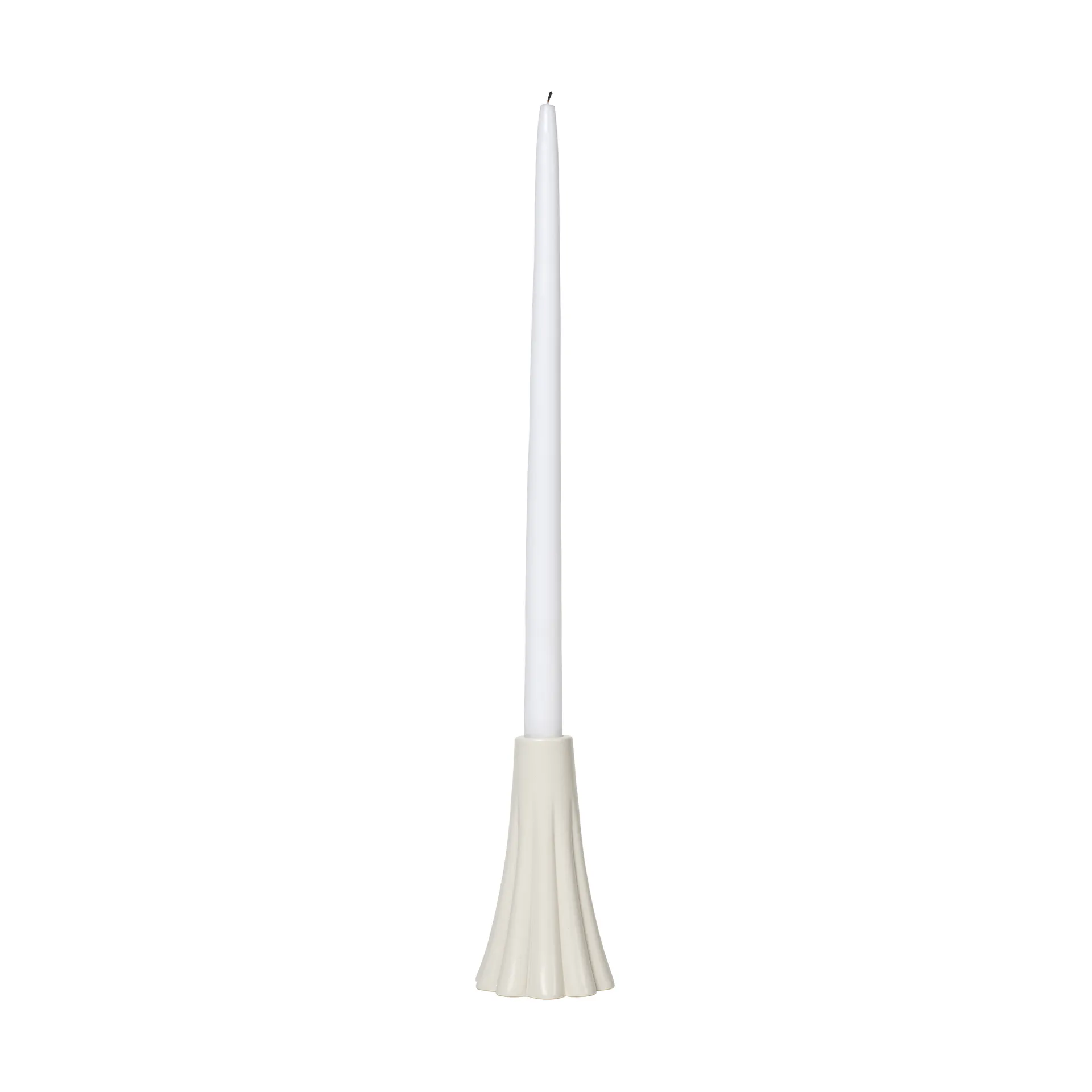 Bougeoir Heli 14 cm, Cream Broste Copenhagen
