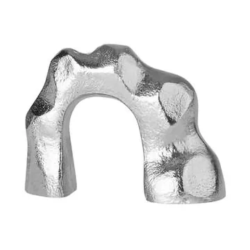 Bougeoir Lumos 7x9,5 cm - Finition Métallique - Broste Copenhagen