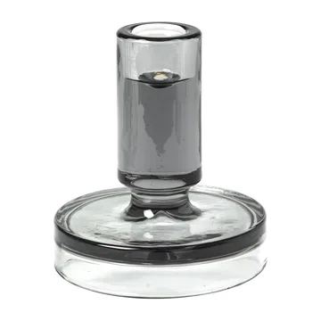 Bougeoir Petra smoked pearl dark grey - 11 cm - Broste Copenhagen