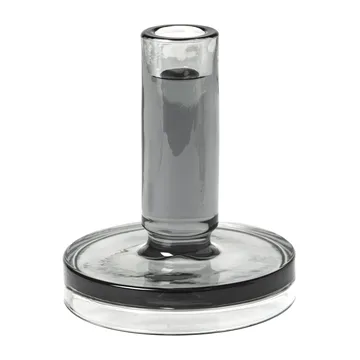Bougeoir Petra smoked pearl dark grey - 14 cm - Broste Copenhagen
