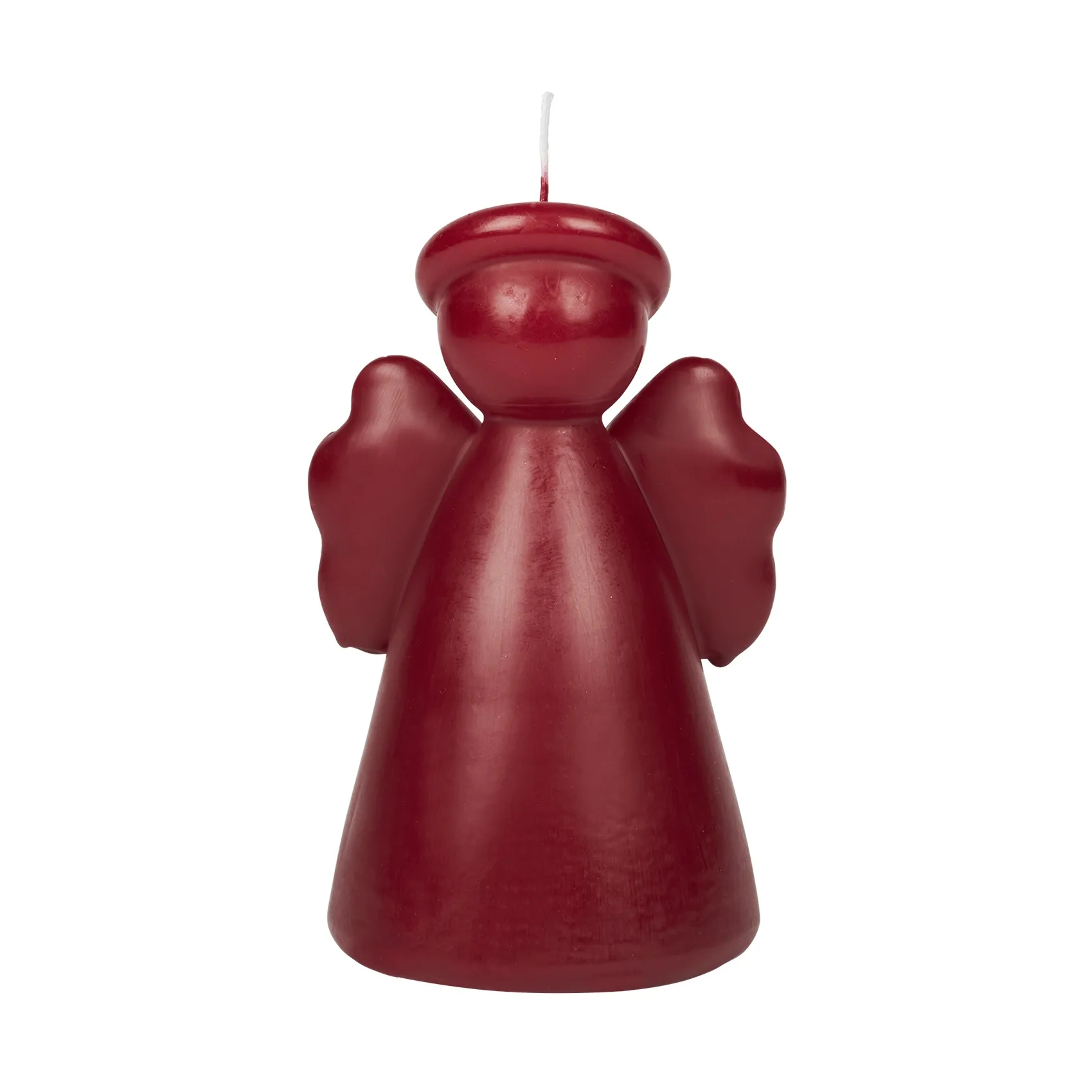 Bougie Angel sculpture 14 cm, Burgundy Broste Copenhagen