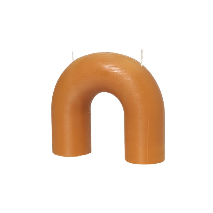 Bougie Bend 14,5x16,5 cm - Honey gold - Broste Copenhagen