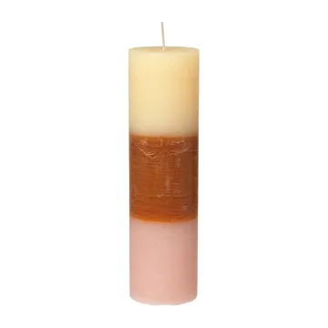 Bougie bloc Rainbow 25 cm - Tequila sunrise - Broste Copenhagen