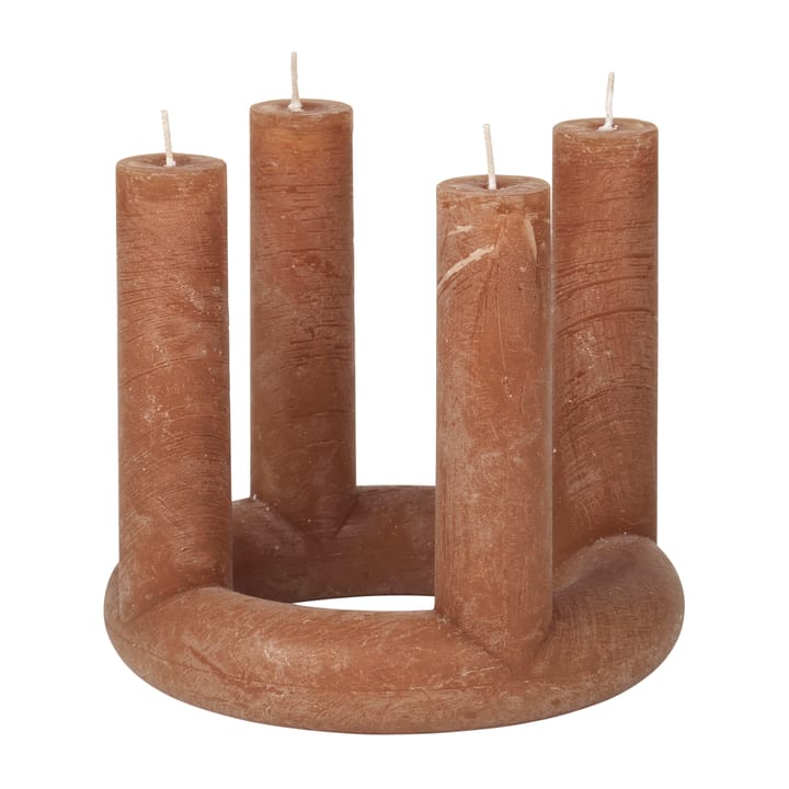 Bougie de l'Avent Lucia, Indian tan Broste Copenhagen