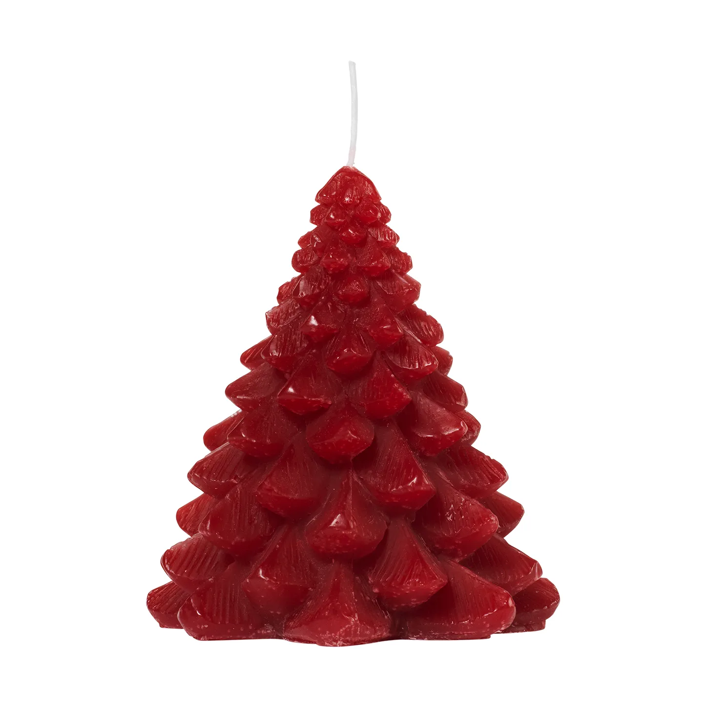 Bougie Granny Christmas tree Ø9 x 10 cm, Burgundy Broste Copenhagen