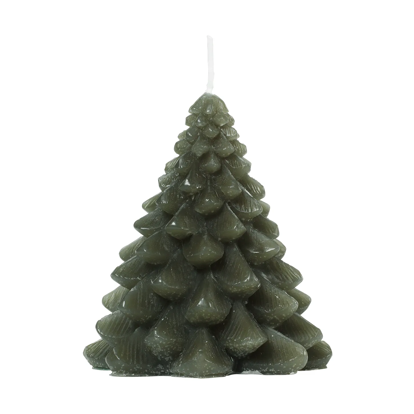 Bougie Granny Christmas tree Ø9 x 10 cm, Grape Leaf Green Broste Copenhagen