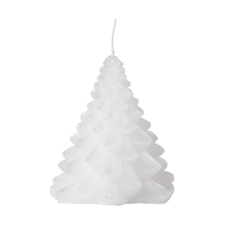 Bougie Granny Christmas tree Ø9 x 10 cm, Pure White Broste Copenhagen