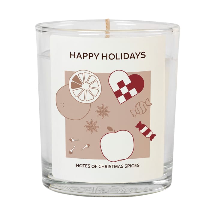Bougie parfumée Happy Holidays 32 h - White - Broste Copenhagen