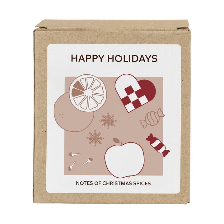 Bougie parfumée Happy Holidays 32 h, White Broste Copenhagen