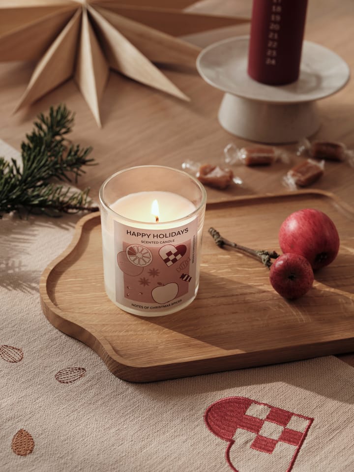 Bougie parfumée Happy Holidays 32 h, White Broste Copenhagen