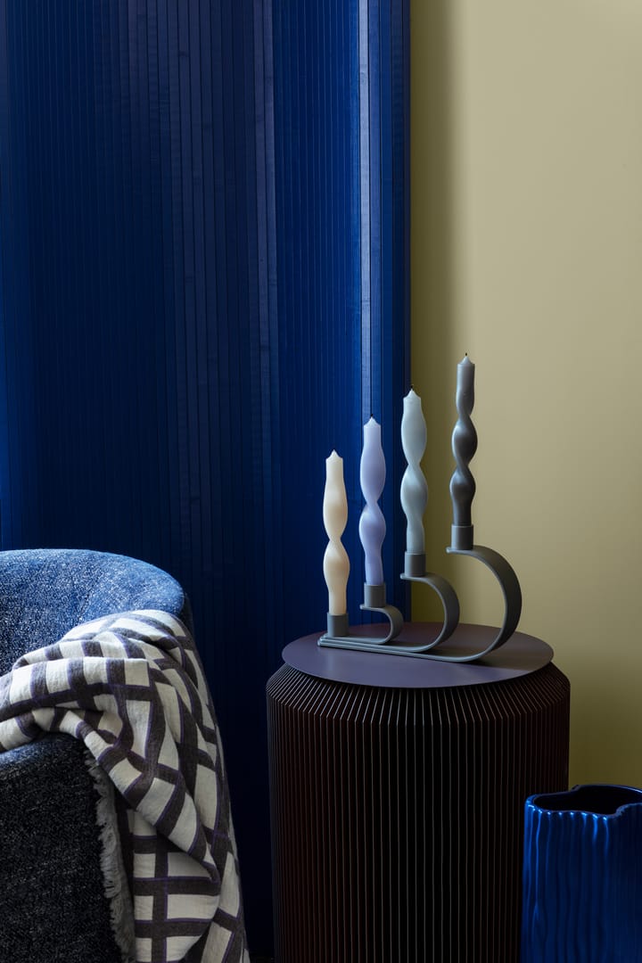 Bougies torsadées Twist twisted candles 23 cm Lot de 2, Orchid light purple Broste Copenhagen